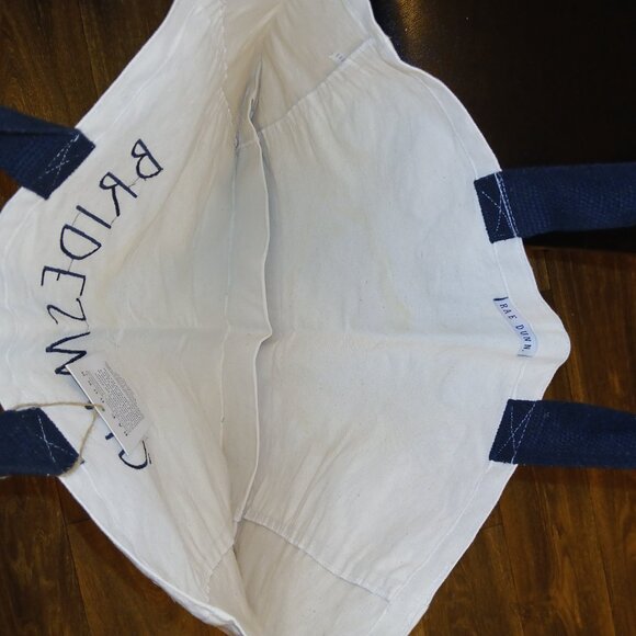 NWT Rae Dunn Large Canvas Cotton Tote - Picture 2 of 4